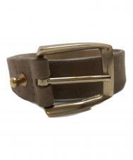 BRUNELLO CUCINELLI (ブルネロクチネリ) スウェードレザーベルト ベージュ