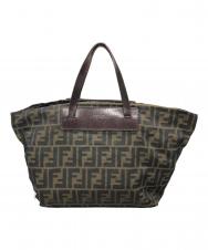 FENDI (フェンディ) ズッカ柄バッグ ブラウン