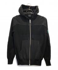 DIESEL (ディーゼル) ジップパーカー ブラック サイズ:XS