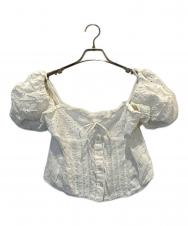 MAISON SPECIAL (メゾンスペシャル) 2way Cotton Puff Sleeve Bustier ホワイト サイズ:M