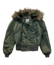 ALPHA INDUSTRIES (アルファインダストリーズ) N-2Bフライトジャケット カーキ サイズ:M