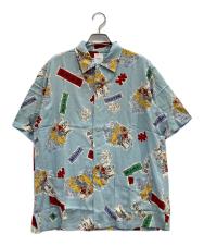 Karl Helmut (カールヘルム) オープンカラーシャツ ブルー サイズ:M