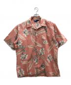 POLO RALPH LAURENポロ・ラルフローレン）の古着「フラワープリントオープンカラーシャツ」｜ピンク