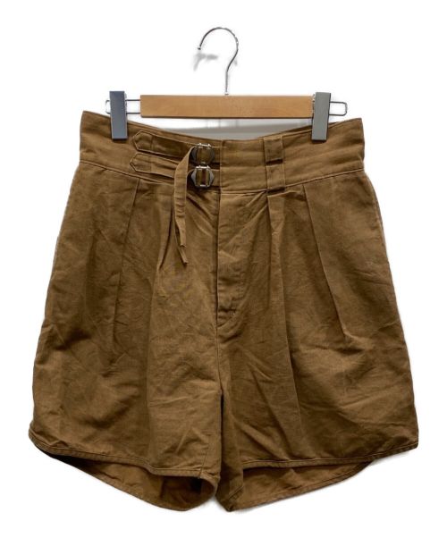 NEAT（ニート）NEAT (ニート) リネン混グルカショートパンツ ブラウン サイズ:Mの古着・服飾アイテム