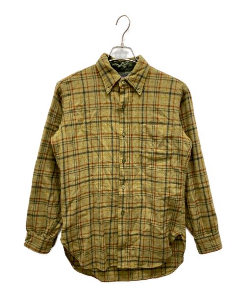 PENDLETON（ペンドルトン）PENDLETON (ペンドルトン) 60'sチェックウールシャツ カーキ サイズ:Ｍの古着・服飾アイテム