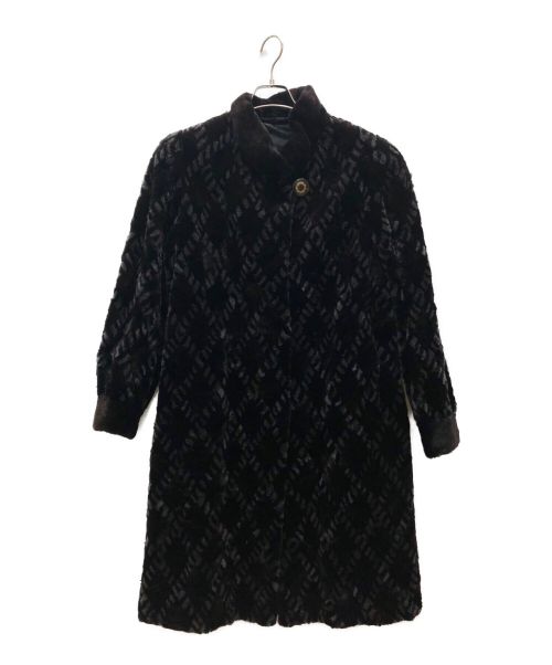 SAGA MINK（サガミンク）SAGA MINK (サガミンク) ミンクファーコート ブラウン サイズ:Fの古着・服飾アイテム