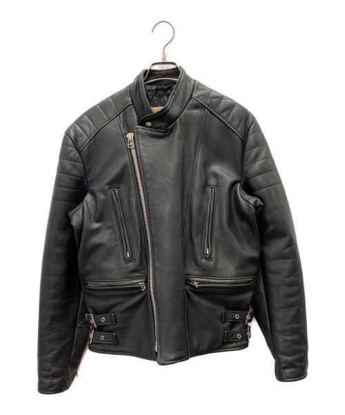 Schott（ショット）Schott (ショット) バイカージャケット ライダースジャケット ブラック サイズ:34の古着・服飾アイテム