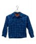 TENDERLOIN（テンダーロイン）の古着「T-PRINTフランネルシャツ」｜ブルー