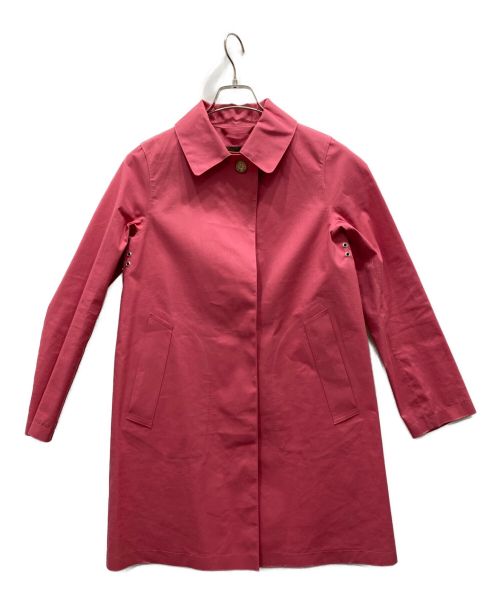 MACKINTOSH（マッキントッシュ）MACKINTOSH (マッキントッシュ) ゴム引きステンカラーコート ピンク サイズ:34の古着・服飾アイテム