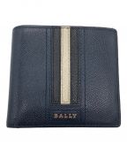 BALLYバリー）の古着「2つ折り財布」｜ネイビー