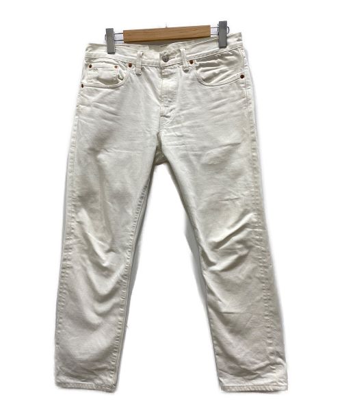 RRL（ダブルアールエル）RRL (ダブルアールエル) SLIM FITホワイトデニムパンツ ホワイト サイズ:W32の古着・服飾アイテム