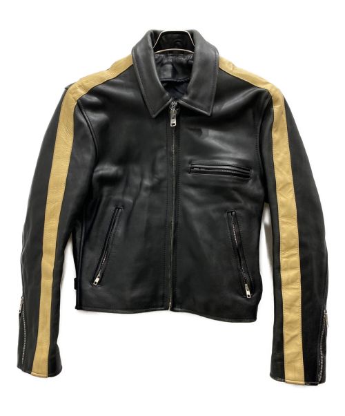BIKERS（バイカーズ）BIKERS (バイカーズ) レザージャケット ブラック サイズ:40の古着・服飾アイテム