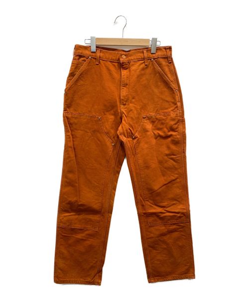 CarHartt（カーハート）CarHartt (カーハート) ダブルニーペインターパンツ オレンジ サイズ:W34×L32の古着・服飾アイテム