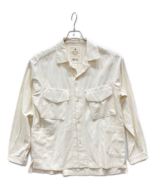 Snow peak（スノーピーク）Snow peak (スノーピーク) TAKIBI Shirt アイボリー サイズ:Mの古着・服飾アイテム