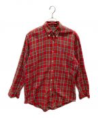 POLO COUNTRYポロカントリー）の古着「タータンチェックシャツ」｜レッド