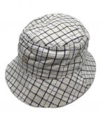 Acne studiosアクネ ストゥディオス）の古着「Flannel Bucket Hat」｜ホワイト