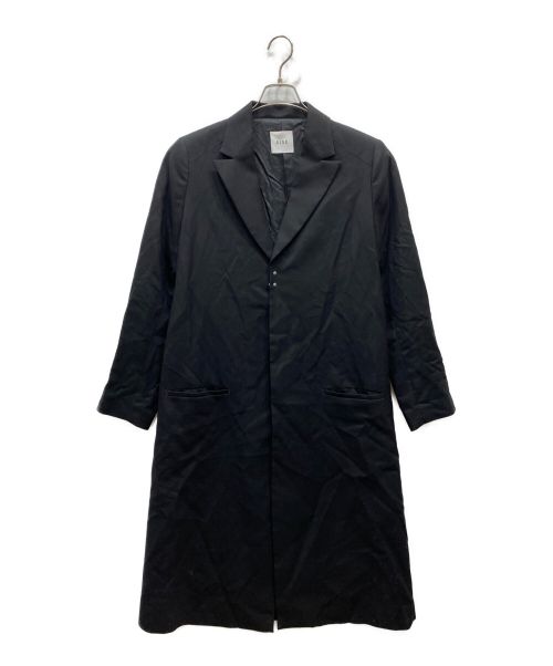 Sise（シセ）Sise (シセ) フックボタンチェスターコート ブラック サイズ:1の古着・服飾アイテム