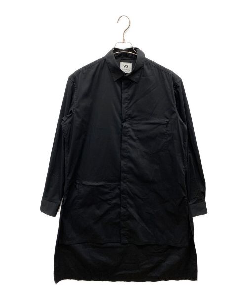 Y-3（ワイスリー）Y-3 (ワイスリー) CLASSIC SHIRT ブラック サイズ:XSの古着・服飾アイテム