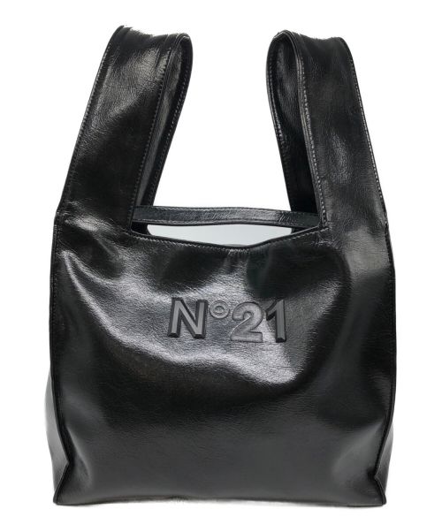 N°21（ヌメロヴェントゥーノ）N°21 (ヌメロヴェントゥーノ) ショッピングバッグ ブラックの古着・服飾アイテム