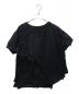 B Yohji Yamamoto（ビーヨウジヤマモト）の古着「2シルケット 天竺3重半袖Tシャツ」｜ブラック