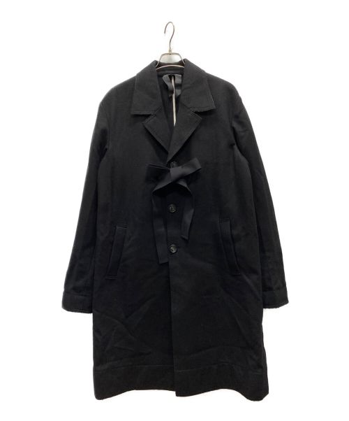 N°21（ヌメロヴェントゥーノ）N°21 (ヌメロヴェントゥーノ) チェスターコート ブラック サイズ:48の古着・服飾アイテム