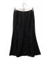 Noble (ノーブル) リネンオックスヘムフレアースカート ブラック サイズ:36：5800円