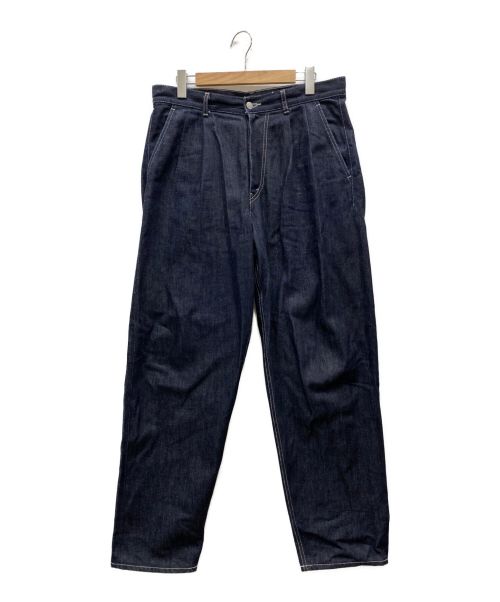 Graphpaper（グラフペーパー）Graphpaper (グラフペーパー) Selvage Denim Two Tuck Tapered Pants インディゴ サイズ:3の古着・服飾アイテム
