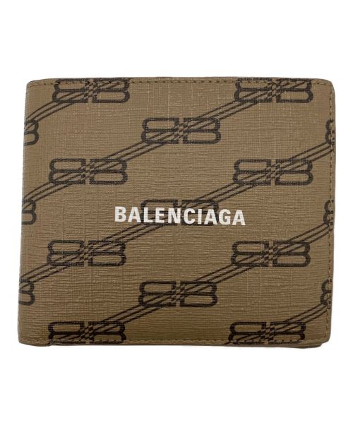 BALENCIAGA（バレンシアガ）BALENCIAGA (バレンシアガ) 2つ折り財布 ブラウンの古着・服飾アイテム