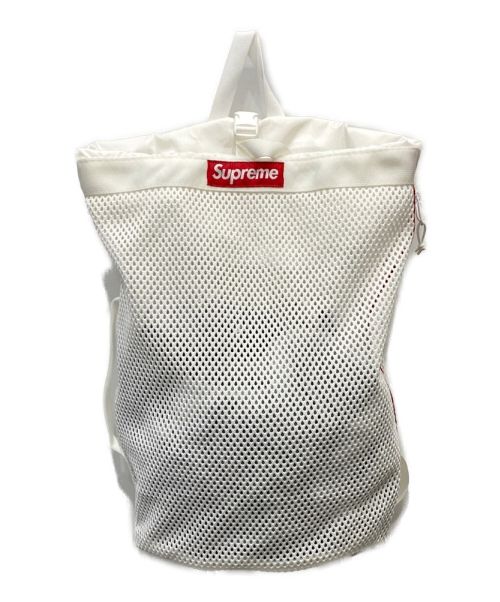 SUPREME（シュプリーム）Supreme (シュプリーム) Mesh Backpack ホワイトの古着・服飾アイテム