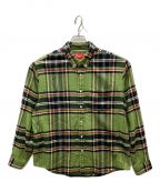 SUPREMEシュプリーム）の古着「Tartan Flannel Shirt」｜グリーン