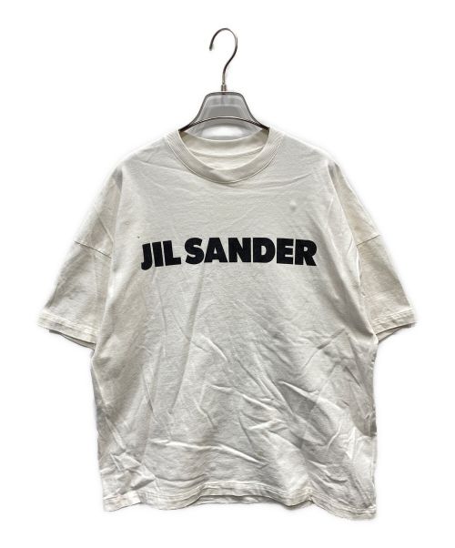 JIL SANDER（ジルサンダー）JIL SANDER (ジルサンダー) ロゴプリントTシャツ ホワイト サイズ:xsの古着・服飾アイテム