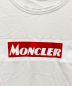 中古・古着 MONCLER (モンクレール) ボックスロゴTシャツ ホワイト サイズ:XL：10000円