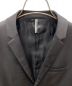 Dior Homme (ディオール オム) ナローラペルテーラードジャケット ブラック サイズ:44：40000円