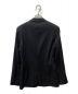 中古・古着 Dior Homme (ディオール オム) ナローラペルテーラードジャケット ブラック サイズ:44：40000円