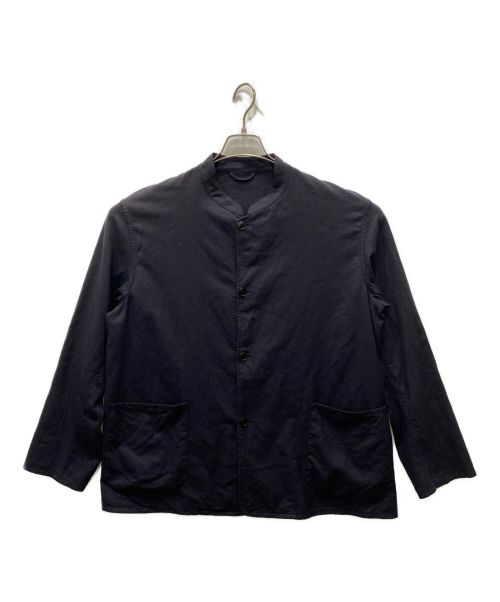 COMOLI（コモリ）COMOLI (コモリ) ウールフラノスタンドカラージャケット ネイビー サイズ:2の古着・服飾アイテム