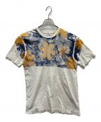 COMME des GARCONS SHIRTコムデギャルソンシャツ）の古着「プリントTシャツ」｜ブルー×ホワイト