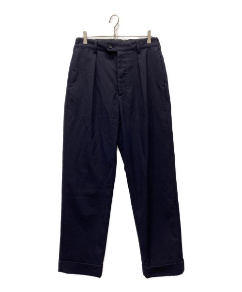 Engineered Garments（エンジニアド ガーメンツ）Engineered Garments (エンジニアド ガーメンツ) SOUTHWICK (サウスウィック) Wool Serge Navy Trousers ネイビー サイズ:Mの古着・服飾アイテム