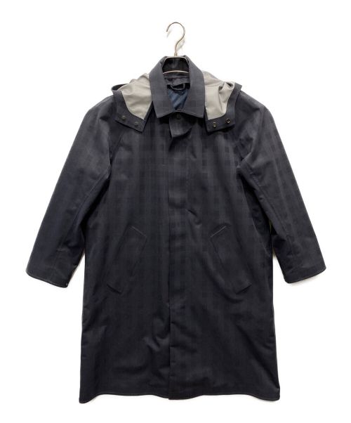 DESCENTE PAUSE（デサントポーズ）DESCENTE PAUSE (デサントポーズ) HOODED OVER COAT グレー サイズ:Mの古着・服飾アイテム