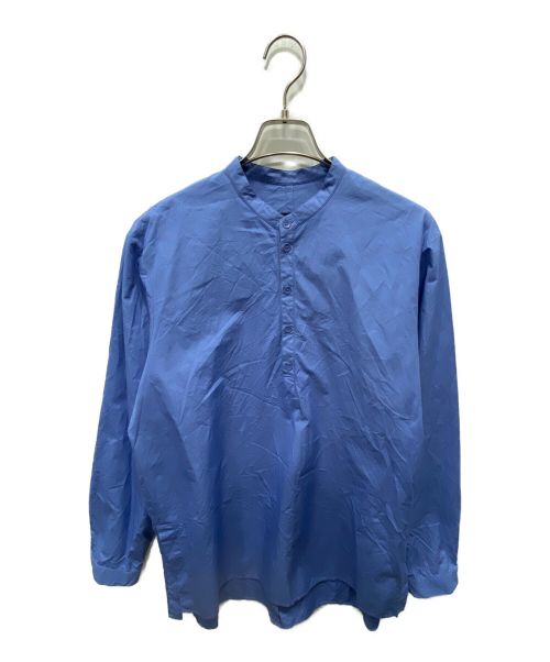 ATON（エイトン）ATON (エイトン) SUVIN BROAD BAND COLLAR SHIRT ブルー サイズ:4の古着・服飾アイテム