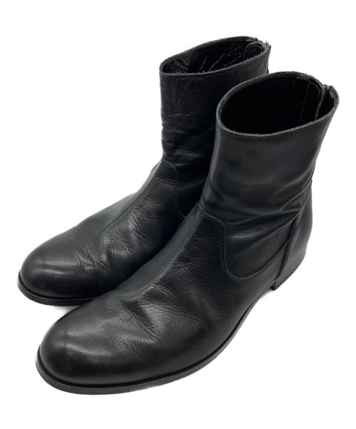 PADRONE（パドローネ）PADRONE (パドローネ) バックジップブーツ ブラック サイズ:41の古着・服飾アイテム