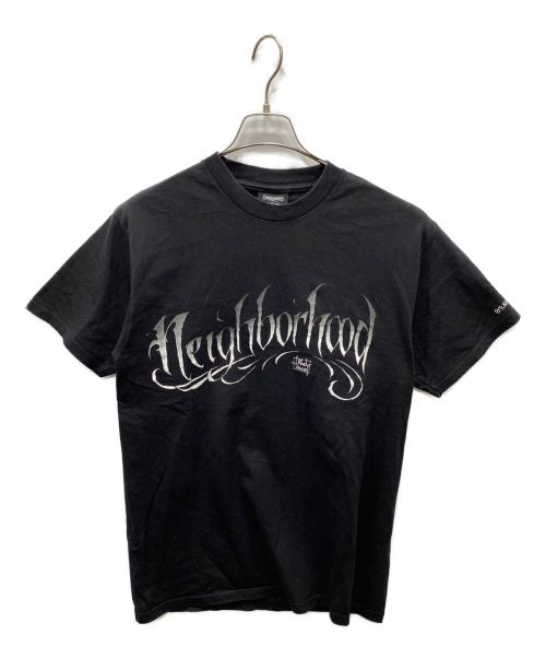 stussy（ステューシー）stussy (ステューシー) NEIGHBORHOOD (ネイバーフッド) プリントTシャツ ブラック サイズ:Mの古着・服飾アイテム