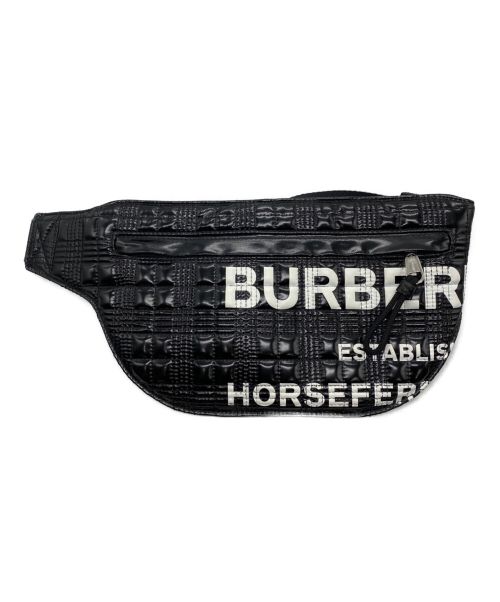 BURBERRY（バーバリー）BURBERRY (バーバリー) BRUMMELL HOSEFEY WAIST BAG ブラックの古着・服飾アイテム