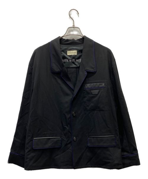 FORSOMEONE（フォーサムワン）FORSOMEONE (フォーサムワン) 3Bシャツジャケット ブラック サイズ:46の古着・服飾アイテム