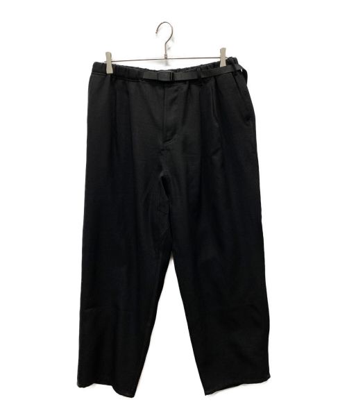 GRAMICCI（グラミチ）GRAMICCI (グラミチ) 2タックワイドテーパードパンツ ブラック サイズ:ＸＬの古着・服飾アイテム
