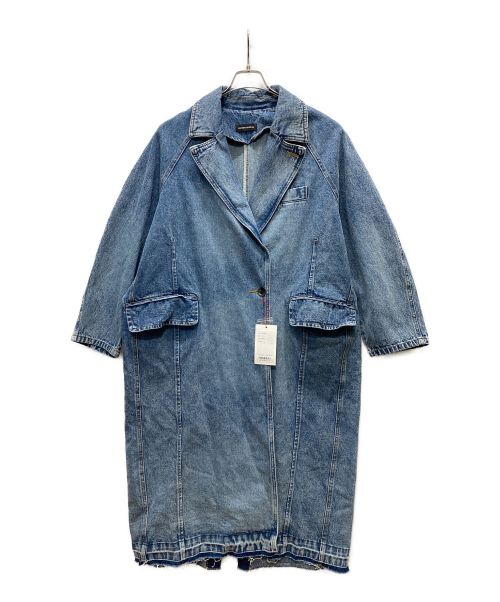 MAISON SPECIAL（メゾンスペシャル）MAISON SPECIAL (メゾンスペシャル) Washed Denim Coat ブルー サイズ:Mの古着・服飾アイテム