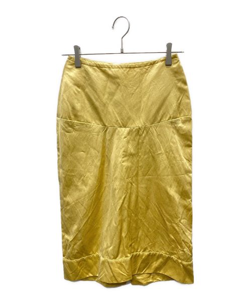 MARNI（マルニ）MARNI (マルニ) レーヨン混スカート イエロー サイズ:36の古着・服飾アイテム