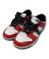 NIKE（ナイキ）の古着「DUNK LOW BY YOU」｜レッド×ホワイト