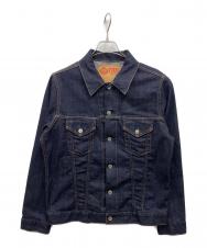 F.O.B FACTORY (エフオービー ファクトリー) ストレッチセルビッチデニムジャケット インディゴ サイズ:S