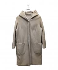 Pelley Lusso (ペレリールッソ) リバーシブルムートンコート アイボリー サイズ:M