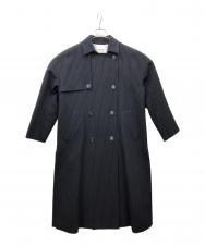 ENFOLD (エンフォルド) ダブルコート ネイビー サイズ:36